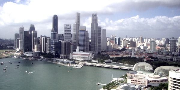 singapore marina bay view